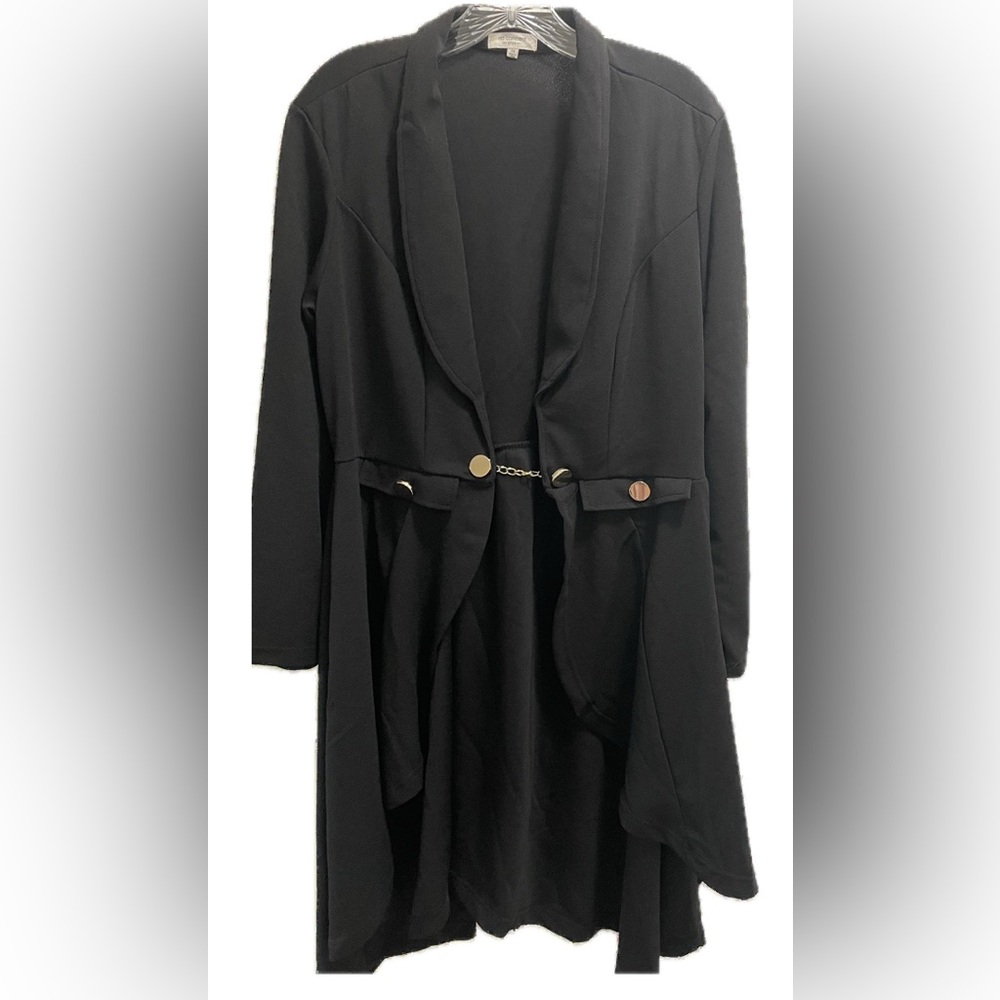 Elegant Black Women's Jacket - Picture 2 of 3